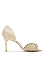 Sarah Chofakian Pumps aus Leder - Nude