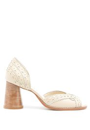 Sarah Chofakian Secret Garden Pumps - Nude