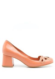 Sarah Chofakian Audrey Pumps - Orange