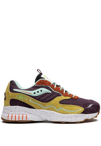 Saucony 3D Grid Hurricane low-top sneakers - Braun