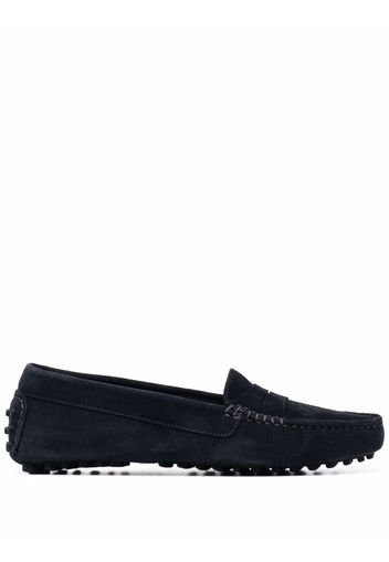 Scarosso Ashley Loafer aus Wildleder - Blau