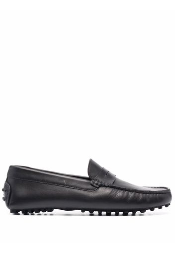 Scarosso Loafer mit eckiger Kappe - Schwarz