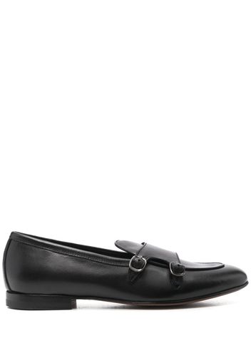 Scarosso Virginia leather loafers - Schwarz