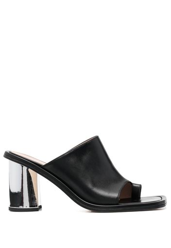 Scarosso Gwen Mules 85mm - Schwarz