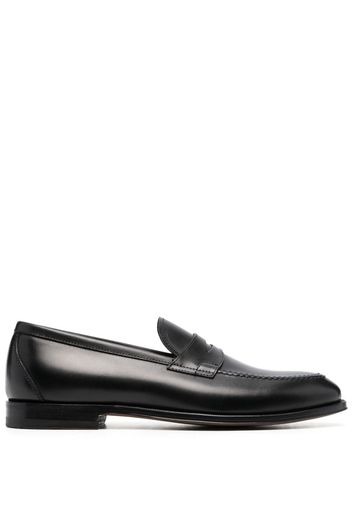 Scarosso Stefano leather loafers - Schwarz