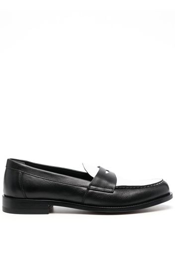 Scarosso two-tone loafers - Schwarz