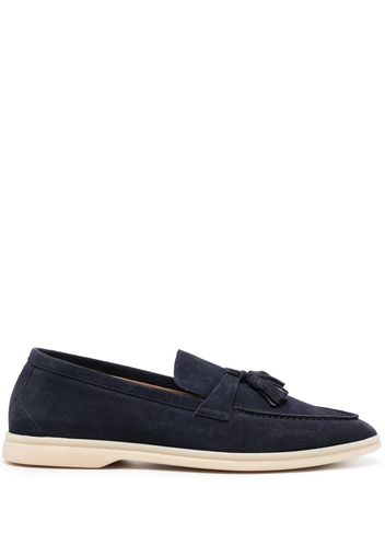 Scarosso Leandro Loafer aus Wildleder - Blau