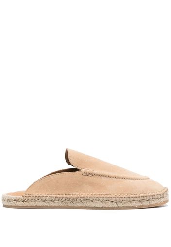 Scarosso suede jute-sole espadrilles - Nude