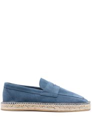 Scarosso suede jute-sole espadrilles - Blau