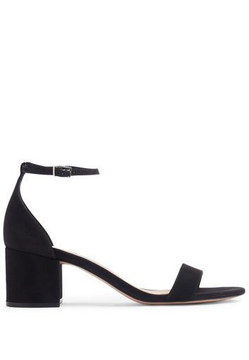 Schutz open-toe suede sandals - Schwarz