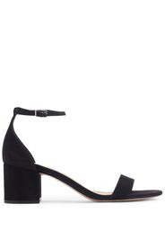 Schutz open-toe suede sandals - Schwarz