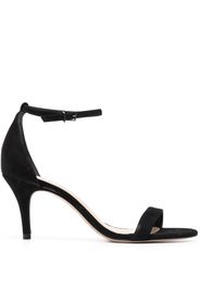 Schutz single-strap 85mm leather sandals - Schwarz