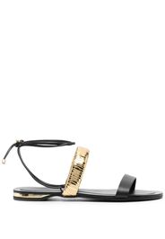 Schutz open-toe calf-leather sandals - Schwarz