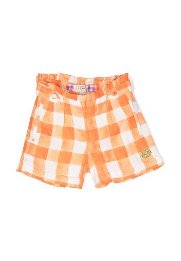 Scotch & Soda gingham-check print short - Orange