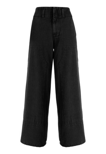 Sea high-rise wide-leg trousers - Schwarz