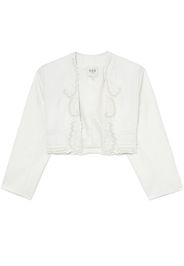 Sea Cropped-Blazer - Weiß