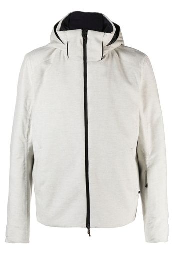 Sease zip-up hooded jacket - Grau