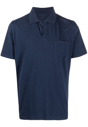 Sease chest-pocket polo shirt - Blau