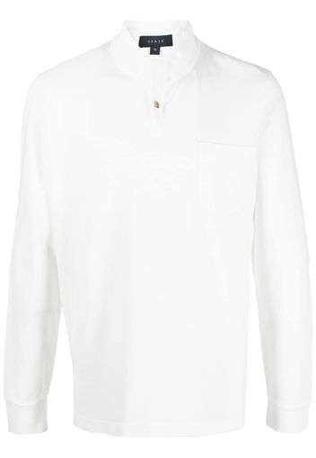 Sease chest-pocket polo shirt - Weiß