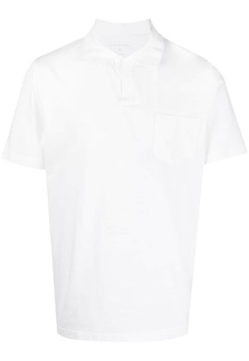 Sease chest-pocket polo shirt - Weiß