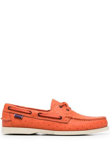 Sebago Segelschuhe mit Logo-Prägung - Orange