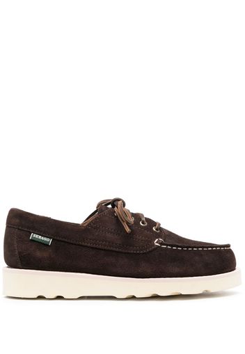 Sebago lace-up suede boat shoes - Braun