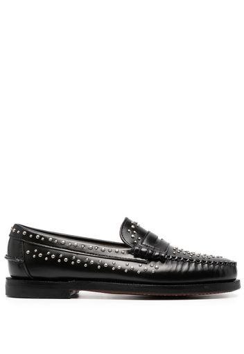 Sebago stud-embellished leather loafers - Schwarz