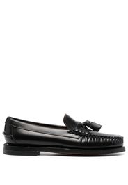 Sebago tassels leather loafers - Schwarz