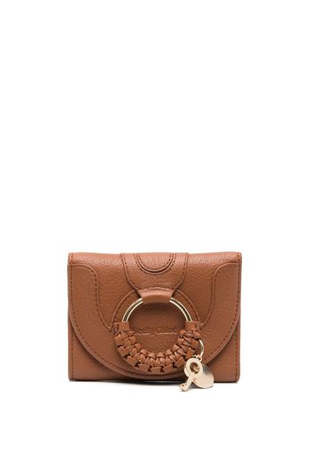 See by Chloé Hana ring-embellished wallet - Braun