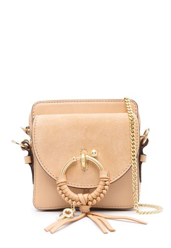 See by Chloé leather satchel bag - Nude