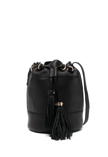 See by Chloé Vicki leather bucket bag - Schwarz