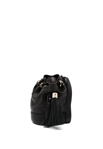 See by Chloé small Vicki leather bucket bag - Schwarz