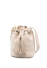 See by Chloé small Vicki leather bucket bag - Nude