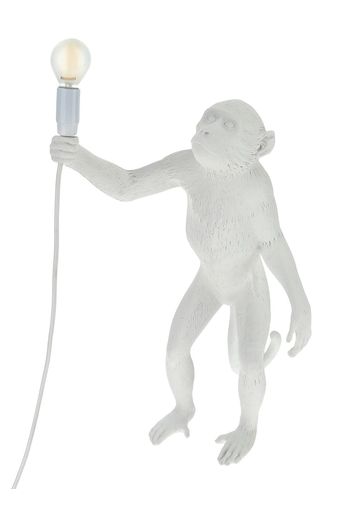 Seletti Lampe mit Affe - Weiß