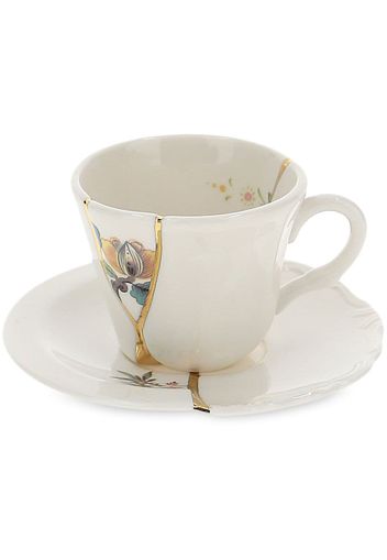 Seletti Teetasse mit Risseffekt - Weiß