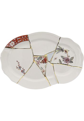 Seletti 'Kintsugi' Tablett - Weiß