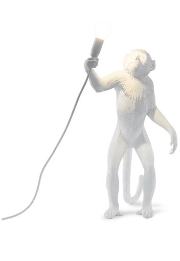 Seletti Lampe mit Affe - Weiß