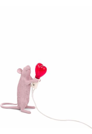 Seletti Mouse Valentine's Day Lampe - Rosa
