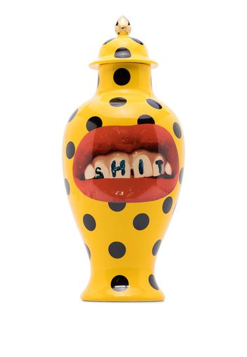 Seletti SELETTI TOILETPAPER POLKADOT SHIT VASE - Gelb