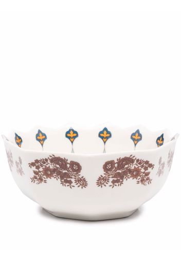 Seletti hybrid contrast-print bowl - Weiß