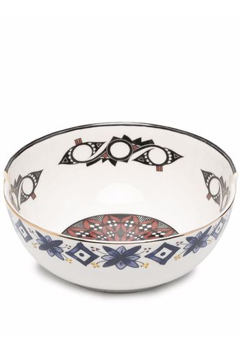 Seletti hybrid contrast-print bowl - Weiß