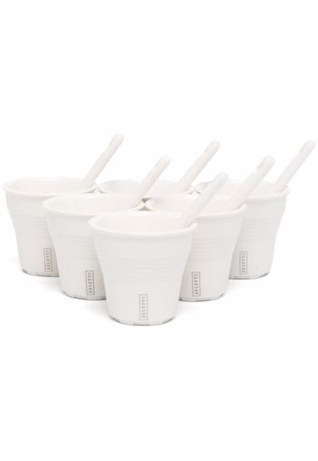 Seletti Esteto Quotidiano 6-set coffee cups - Weiß