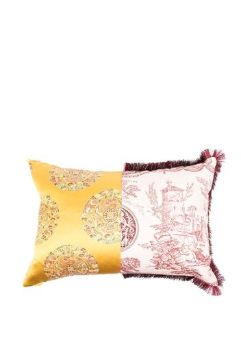 Seletti multi print cushion - Gelb