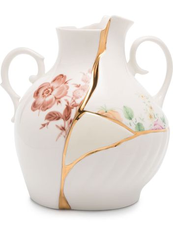 Seletti x Marcantonio Raimondi Malerba Kintsuji small vase (18cm x 16cm) - Weiß