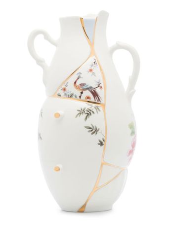 SELETTI Kintsugi porcelain vase - Weiß