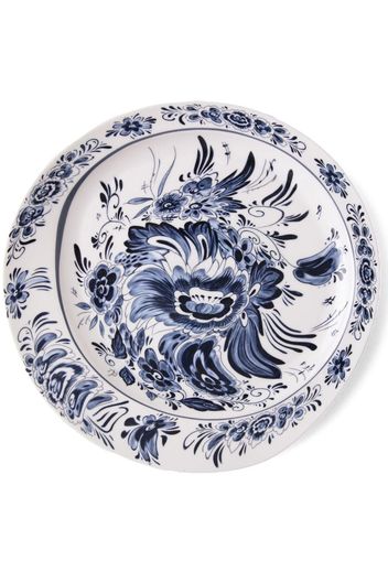 Seletti x Diesel Living Hollandia Flowers porcelain plate - Weiß