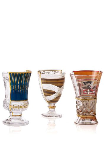 Seletti Pannotia cocktail glasses (set of 3) - MULTICOLOR