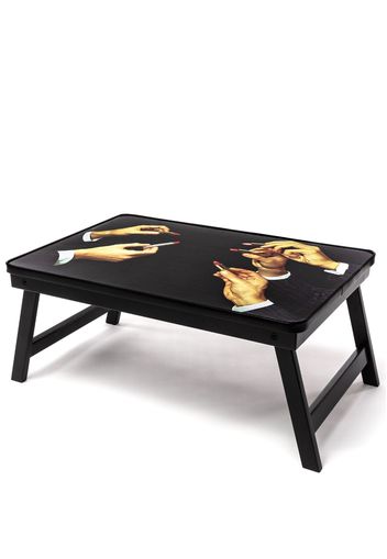 Seletti foldable sofa tray - 011 BLACK