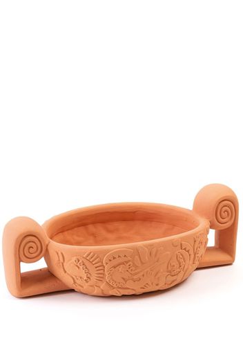 Seletti Magna Graecia Terracotta Vase - Orange