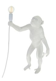 Seletti Lampe mit Affe - Weiß